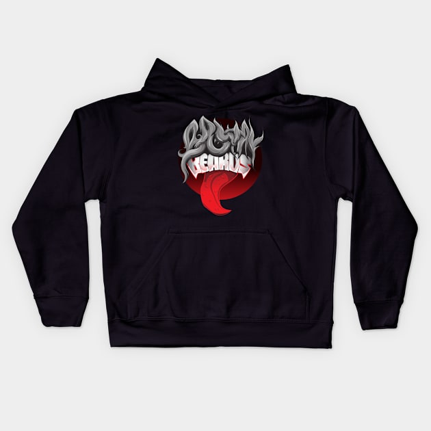 Monster Beards Kids Hoodie by Winterplay